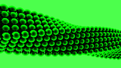 Green abstract 3d