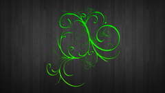 Green abstract area The all that have