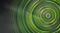 Green abstract circles