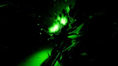Green abstract explosion explosions FX