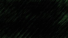 Green abstract fibers