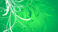 Green abstract look strong