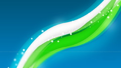 Green abstract stripes