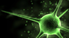 Green abstract virus