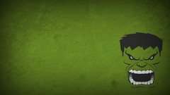 Green background superheroes minimalistic blo0p marvel comics 