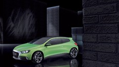Green cars Volkswagen 2006 concept art Scirocco iroc volkswagen 