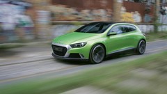 Green cars Volkswagen 2006 concept art Scirocco iroc volkswagen 