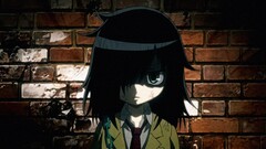 green eyes anime girls Anime dark hair wall Bricks tie face
