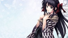 Green eyes Japanese clothes