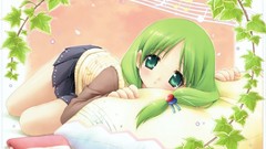 Green eyes visual novels