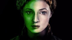 Green faces Actress game of thrones TV series sansa stark