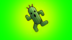 Green Final Fantasy cactuar