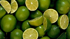 Green fruits food limes