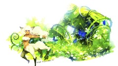 Green grass pixiv centaur