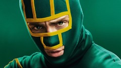 Green hero kick-ass 2 Simple Background movie posters