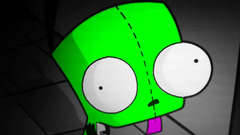 Green Invader Zim gir