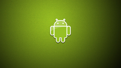 Green minimalistic Robots android