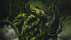 Green monster Cthulhu mighty