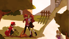 Green Pokemon blue red