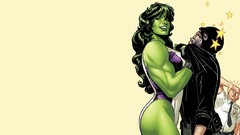 Green superheroes marvel comics she-hulk comic girls