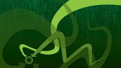 Green texture shades arrows shapes