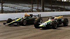 Green track cars lotus IndyCar
