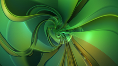 Green twist abstract
