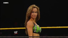 Green woman brunettes aj lee