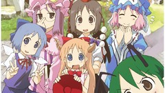 Groups touhou cirno shameimaru aya ibuki suika Nichijou 
