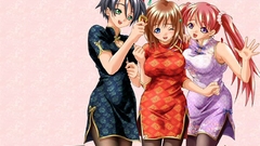 Groups traditional dressing Chinese