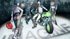 Groups weapons Anime glasses motor sunglasses blondes cities 