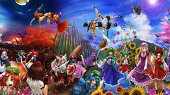 Groups weapons Anime Shanghai dual screen missile Swords anime 