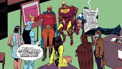 Groups Welcome newspapers Rorschach Watchmen comics smoking 