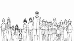 Groups white Anime azumanga daioh kagura yotsubato mihama chiyo 