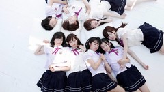 Groups woman Japan Japanese asians school uniforms bangs models 