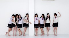 Groups woman Japan Japanese asians school uniforms models 