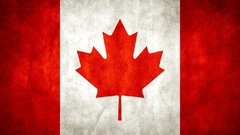 Grunge Canada Flags digital