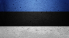 Grunge Flags Estonia