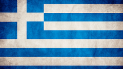 Grunge Flags Greece