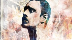 Grunge michael fassbender artwork portraits Alex Cherry vhm alex