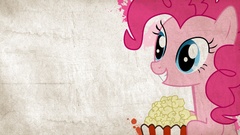 Grunge pink hair blue eyes popcorn my little pony pinkie pie My 