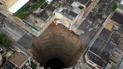 Guatemala Sinkhole 2010 World