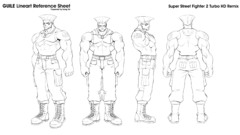 Guile lineart REF and