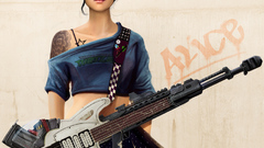 Guitar Alice and high her adonihs Resolution