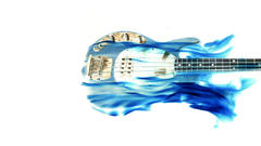 Guitar blue blurr Music