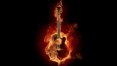 Guitar fiery