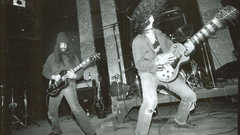 Guitars Soundgarden monochrome music