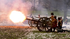 Gun salute royal high Resolution artillary