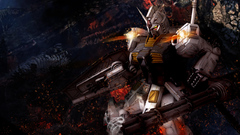 Gundam mecha artwork