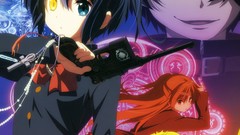 Guns Anime anime girls takanashi rikka chuunibyou demo koi ga 